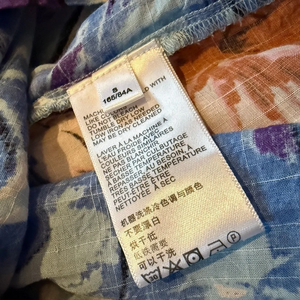 Urban Outfitters Giovanna Floral Wrap Midi Dress Printed Summer Smocked Womens S - Picture 13 of 14